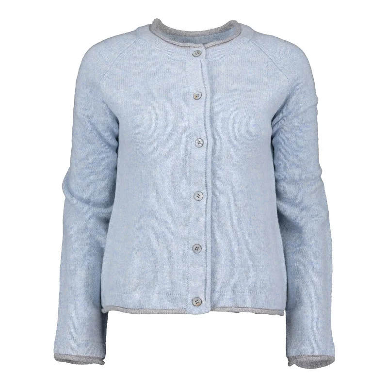 Ladies Killiney Cardigan Pale Blue