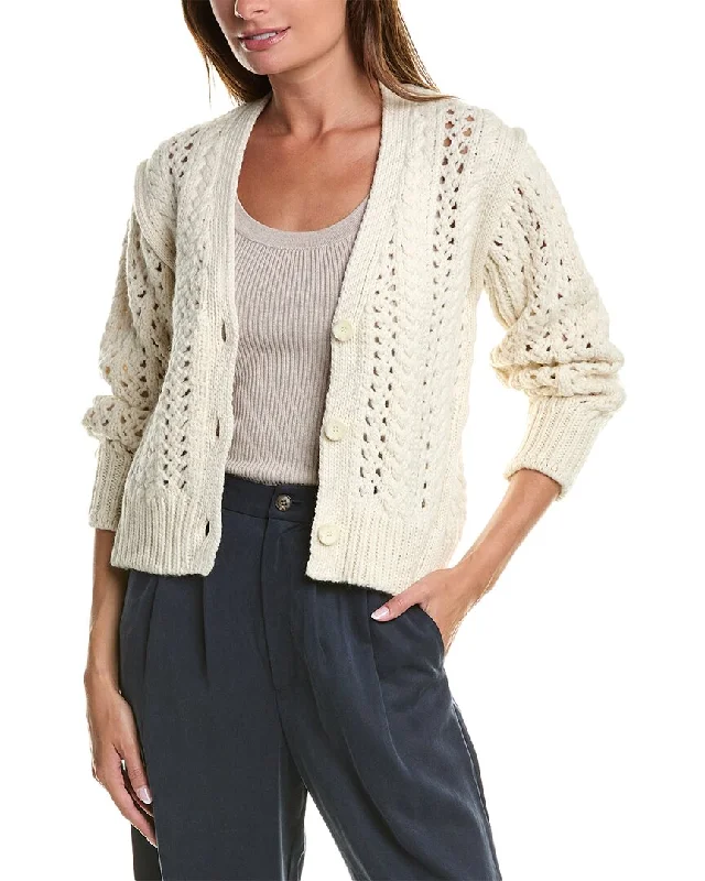 A.L.C. Chandler Wool Cardigan Moisture-wicking sweaters