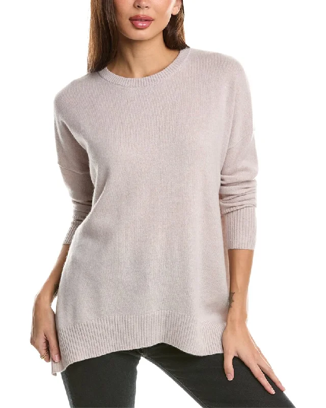 Forte Cashmere Easy Crew Cashmere Pullover Warm sweaters