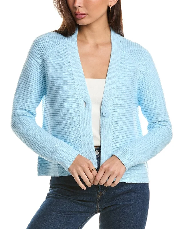 Forte Cashmere Garter Button Cardigan Casual sweaters