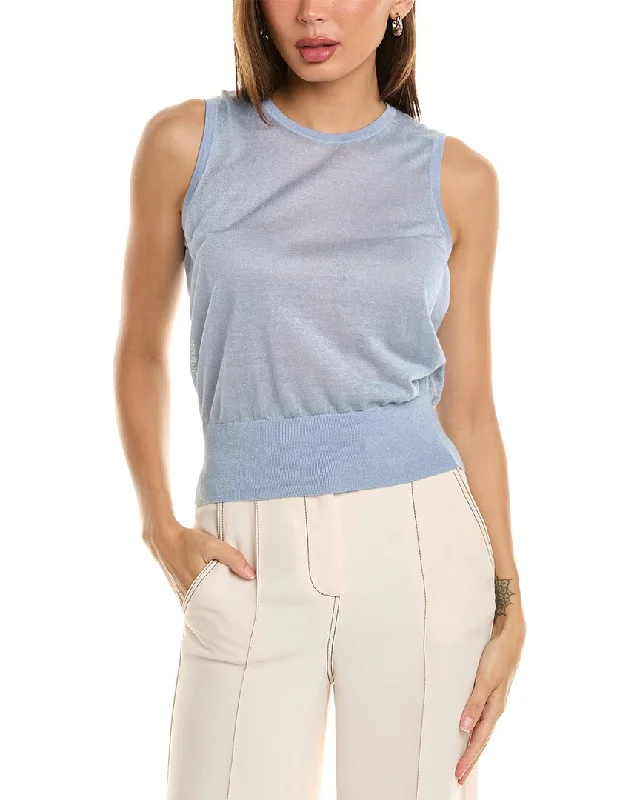 Theory Twin Set Linen-Blend Shell Gucci sweaters