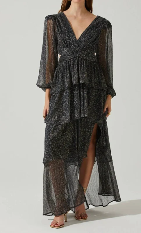 Anora Dress In Black Cotton unclassified dresses