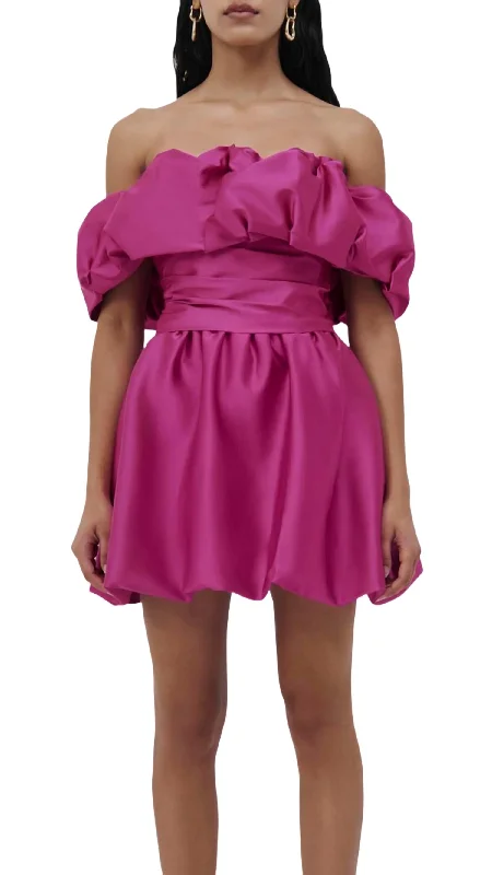 Astoria Duchess Dress In Bougainvillea Flowy unclassified dresses