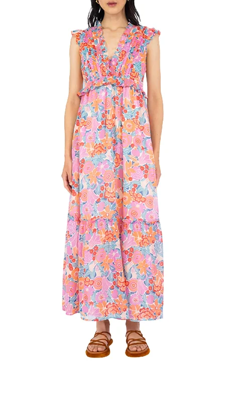 Constance Dress In Bloomsbury Dawn Smocked unclassified dresses