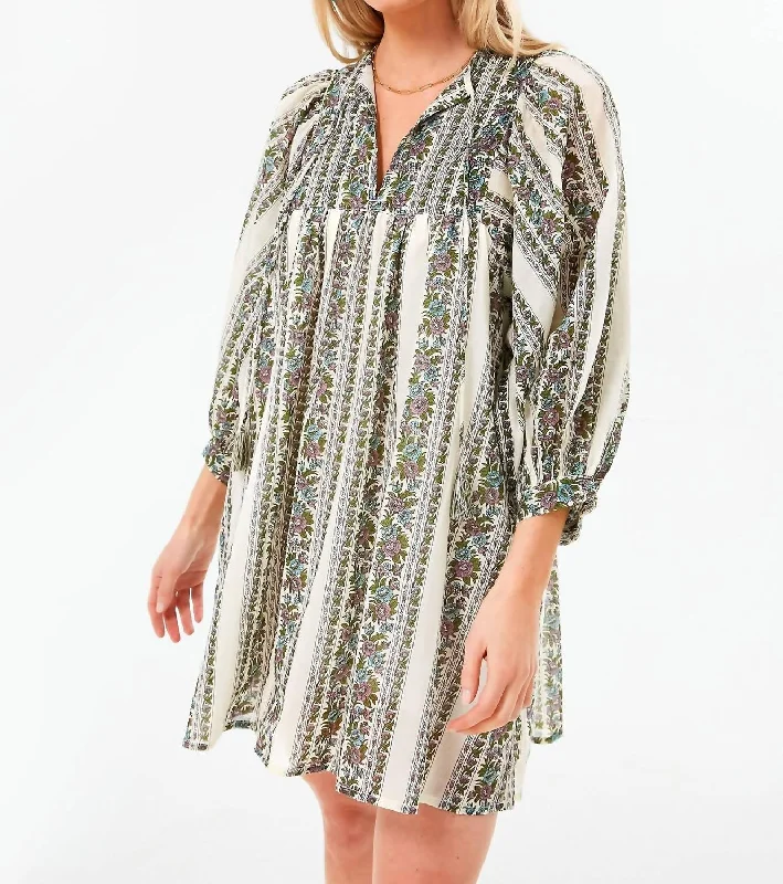 Daisy Dress In Goa Stripe Lightweight unclassified dresses