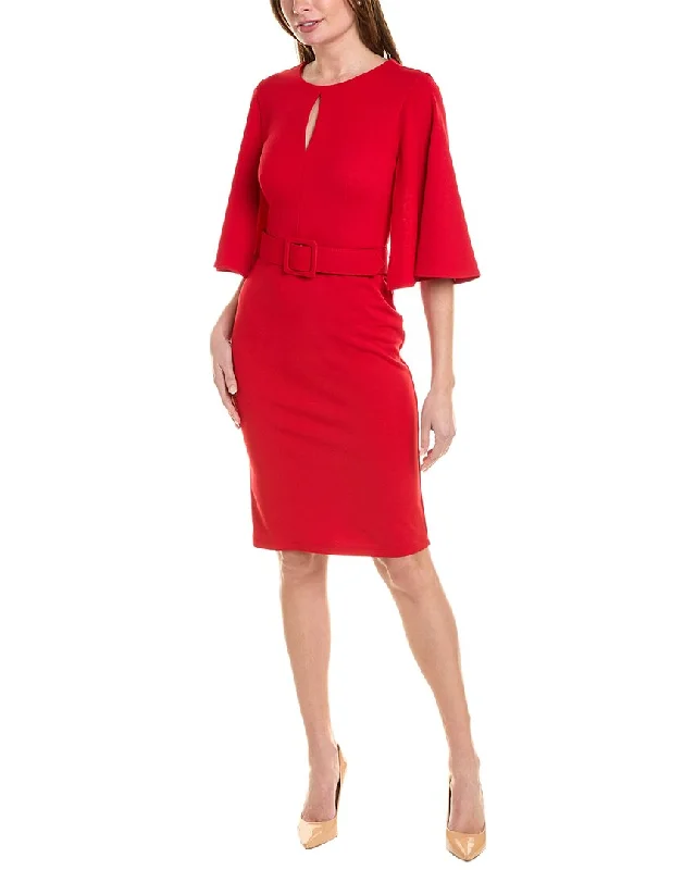 Joseph Ribkoff Keyhole Sheath Dress Silk unclassified dresses