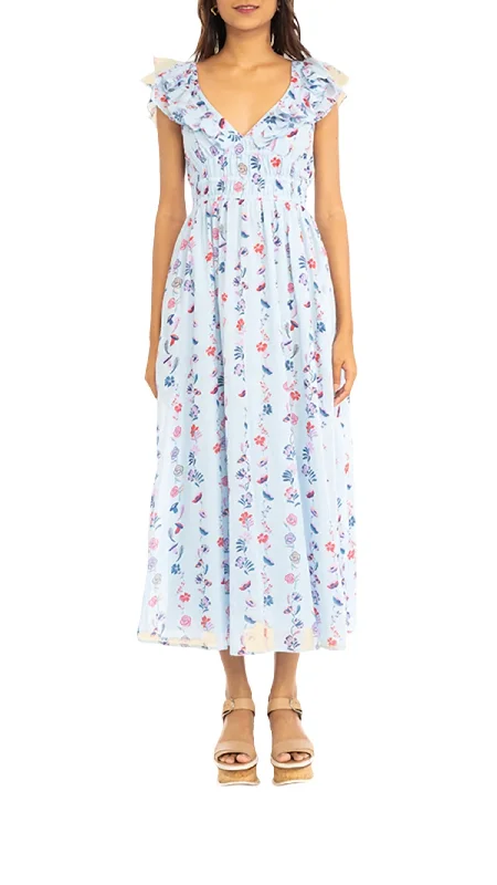 Maya Dress In Misty Fashionable unclassified dresses