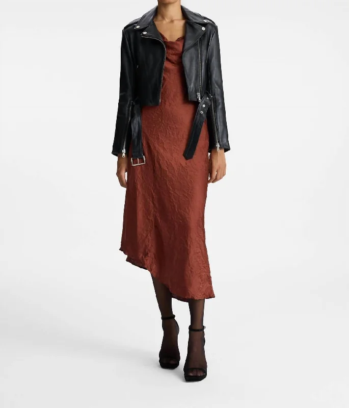 Pixie Dress In Burnt Umber Short unclassified dresses