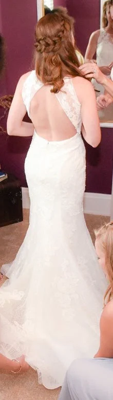 Pronovias White One/Jensen Polka dot unclassified dresses