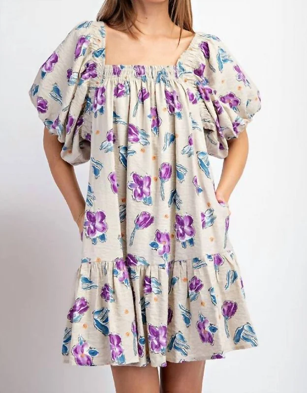 Violet Dress In Taupe Petite unclassified dresses