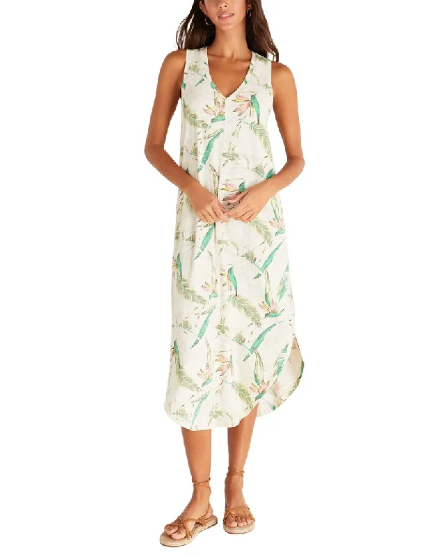 Z SUPPLY Birds Of Paradise Reverie Dress Denim unclassified dresses